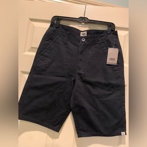 Vans black shorts men’s size 28 new with tags-school shorts high quality